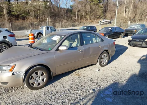 2007 Hyundai Sonata Gls from USA, damaged, VIN 5NPET46C57H182474